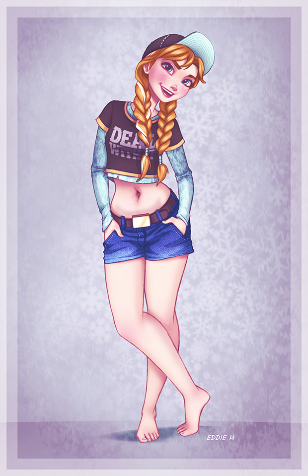Hello Anna - Frozen by EddieHolly on DeviantArt Hello Anna - Frozen by EddieHolly on DeviantArt