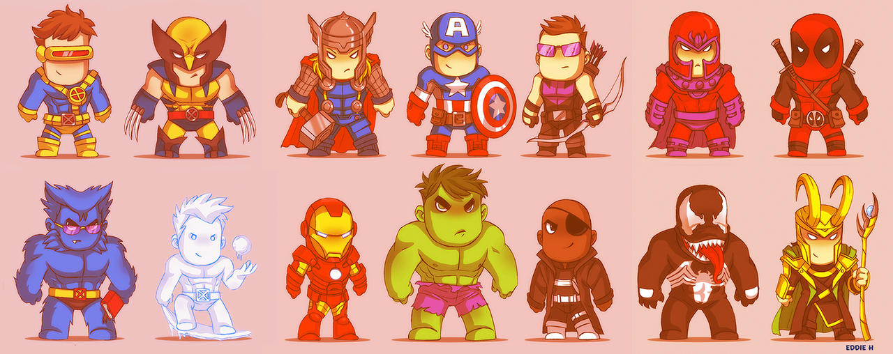 Marvel Mini Base Mini Marvel by EddieHolly on DeviantArt