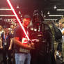 Posing with Vader