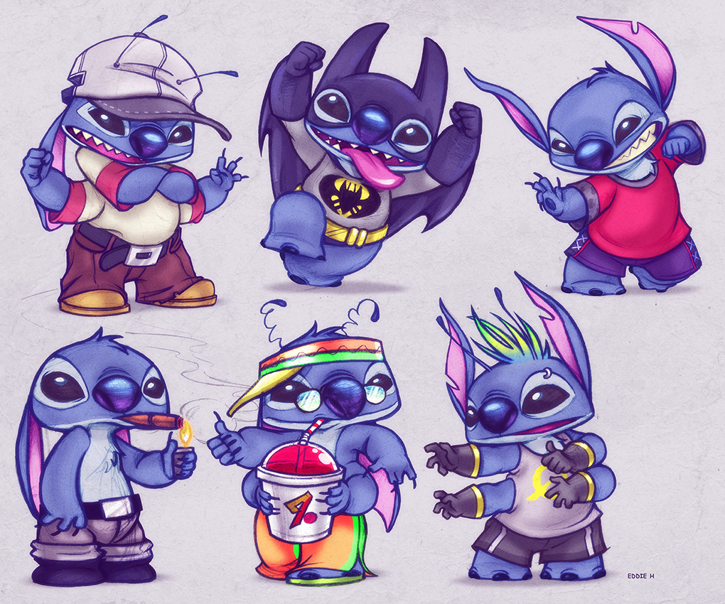 Deviantart Stitched Stitch Crazy by EddieHolly on DeviantArt