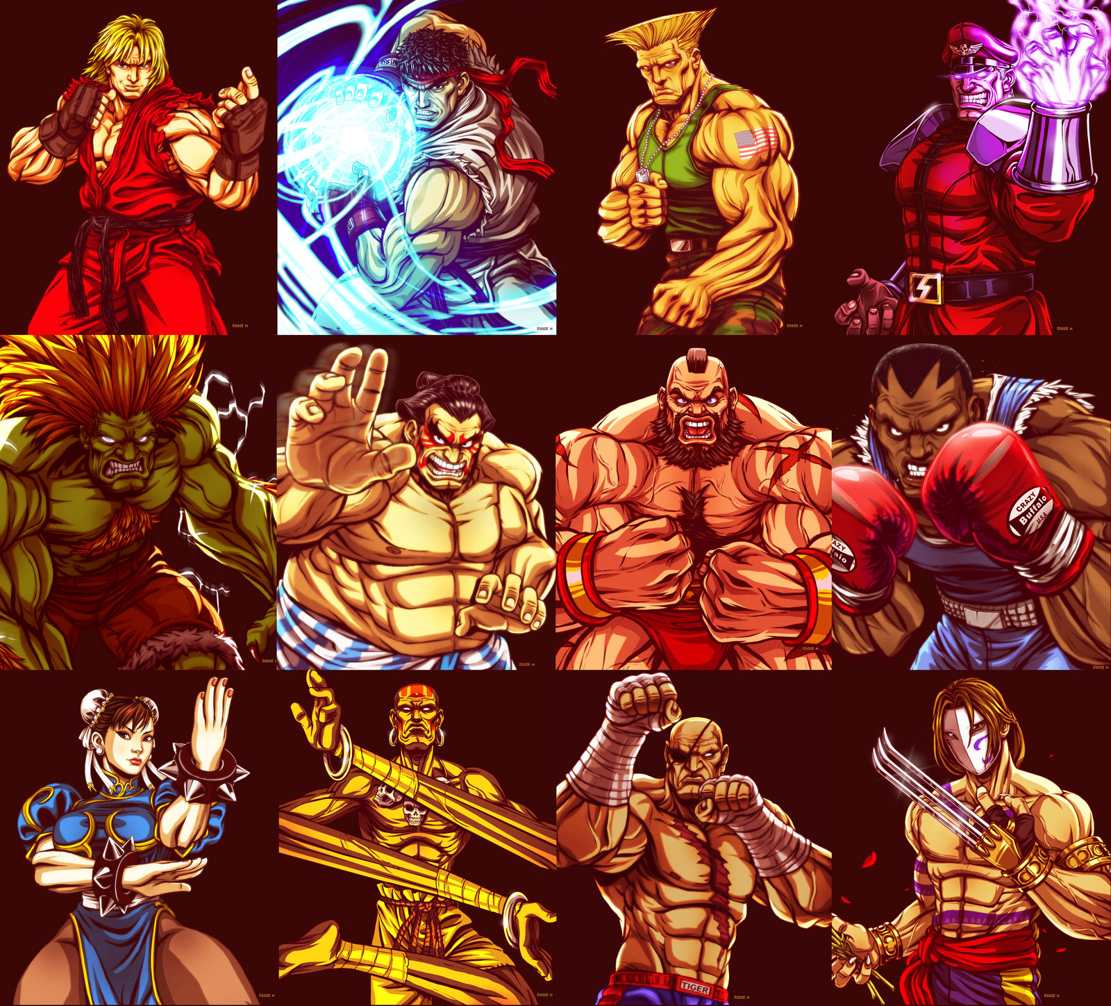 Street Fighter 2 Line Up By Eddieholly On Deviantart Street Fighter 2 Line Up By Eddieholly On Deviantart