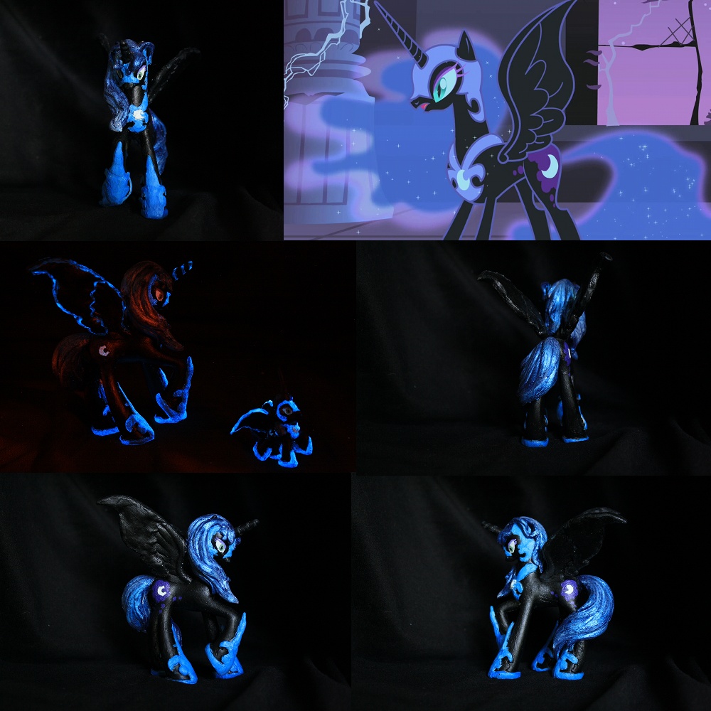 Nightmare moon- glow in the dark