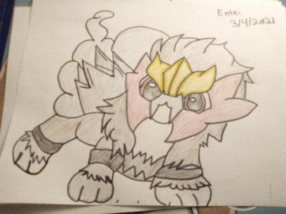Entei by BigSquishyCowZX1 on DeviantArt