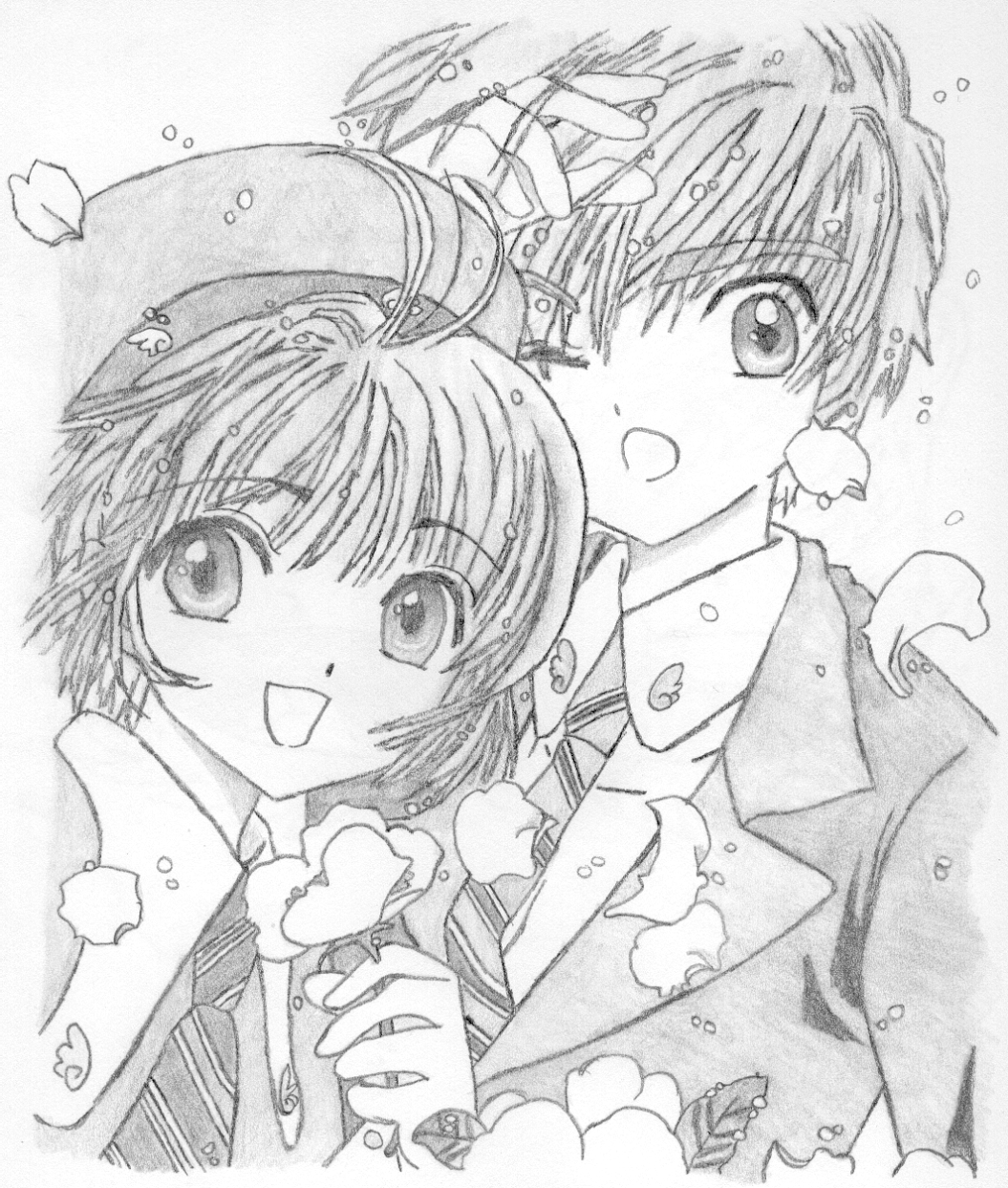 Syaoran And Sakura By Riverdeen On Deviantart