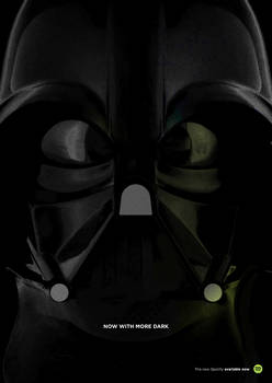 Spotify - dark redesign ad concept 'Vader'