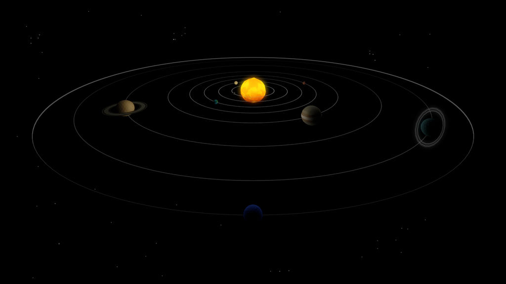 Solar System Less Low-Poly Solar System by HenriqueColini on DeviantArt