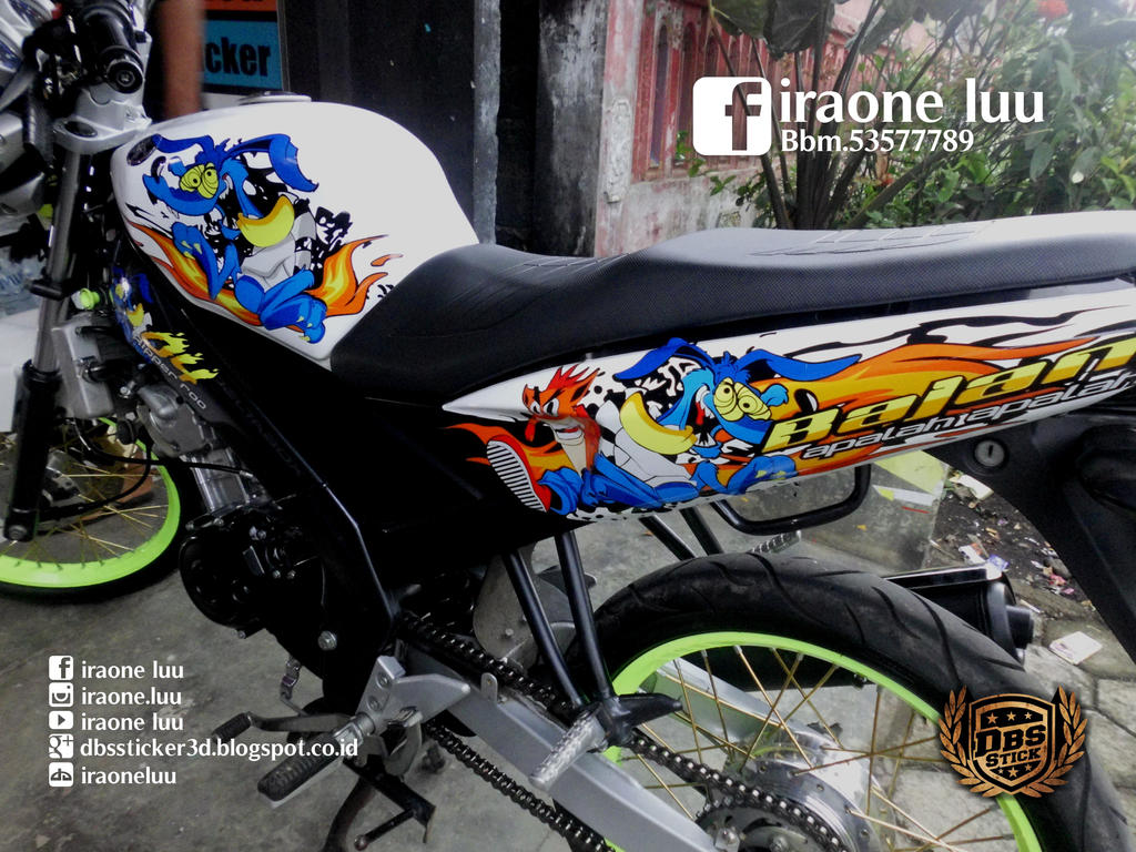 cutting sticker 3d vixion ripper roo by iraoneluu on DeviantArt