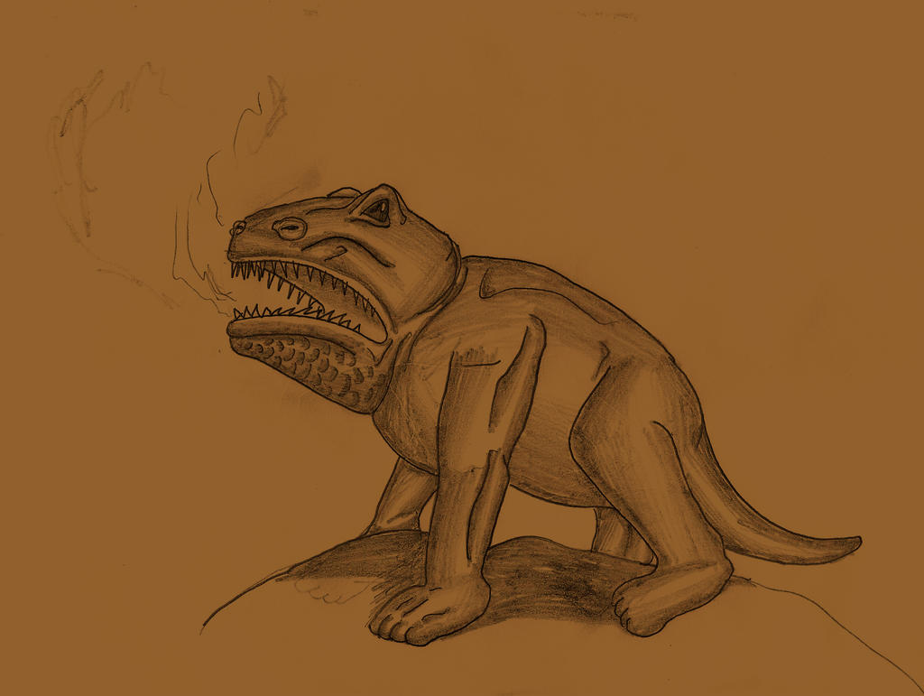 Pellucidar Pyrosaurus by Adiraiju on DeviantArt