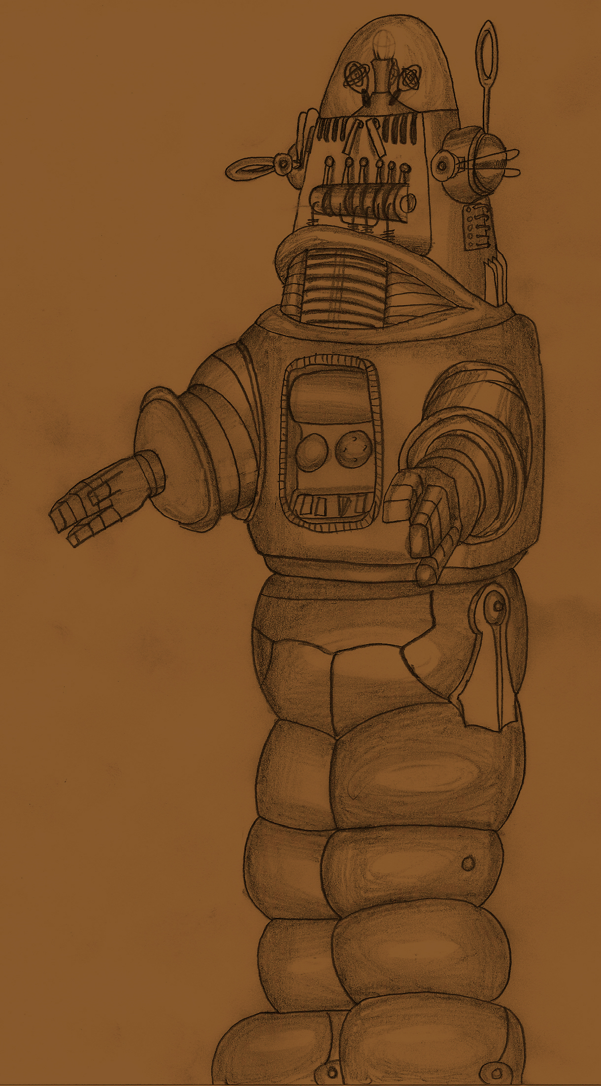 Robby the Robot by Adiraiju on DeviantArt Robby the Robot by Adiraiju on DeviantArt