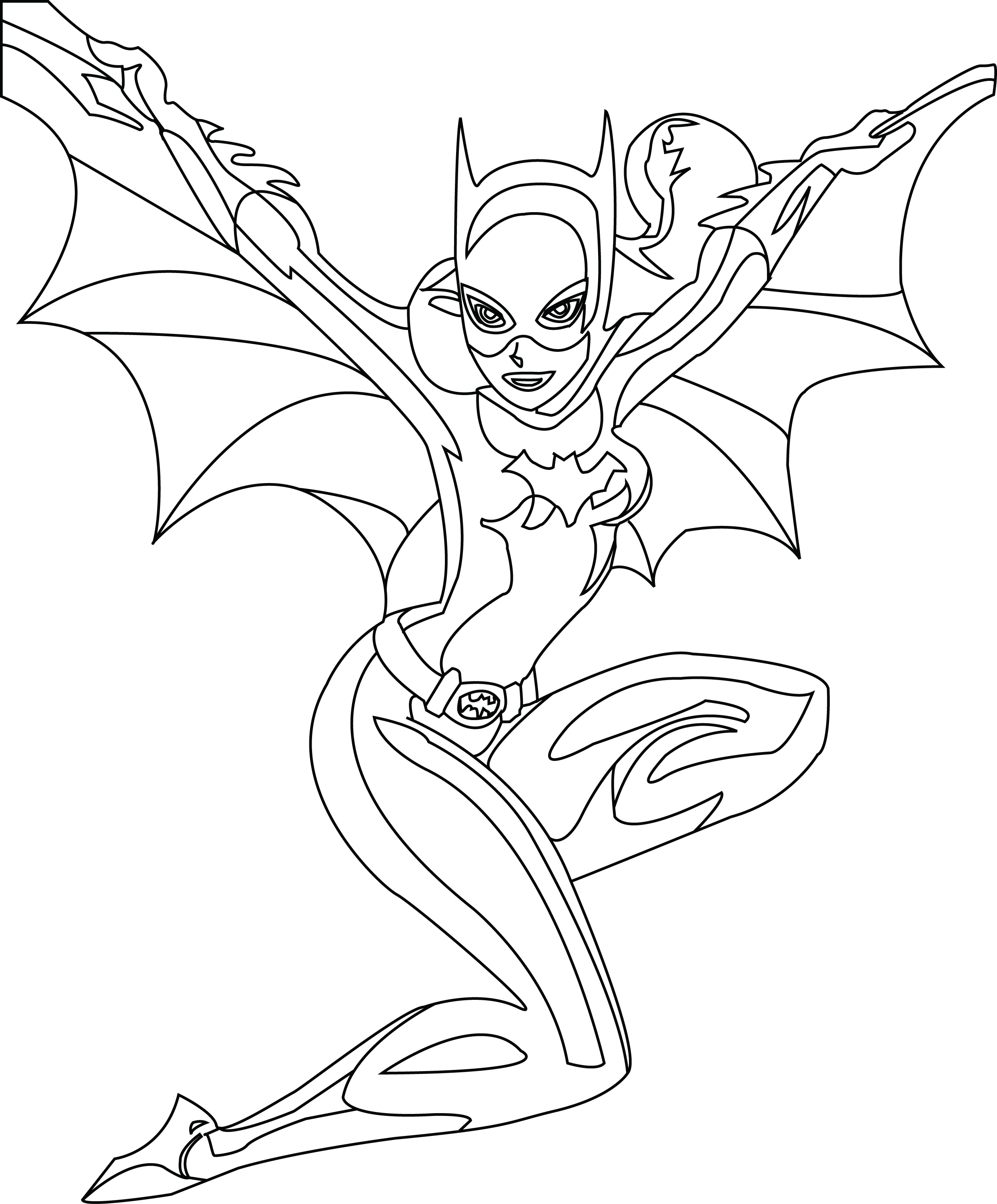 Batgirl- Lineart