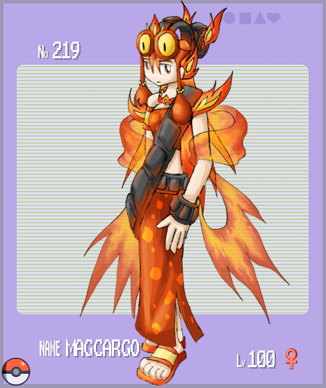 Pokemon Gijinka - Magcargo