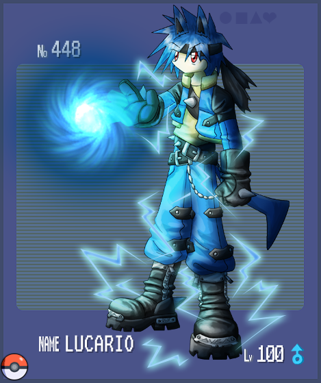 Pokemon Gijinka - Lucario