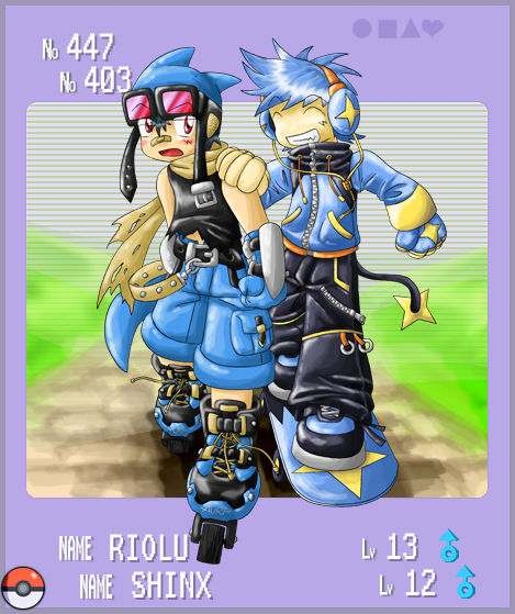 Pokemon Gijinka - Rio 'n Shin by RadenWA on DeviantArt