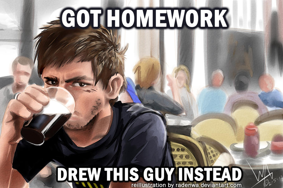 Procrastination level: Artist by RadenWA