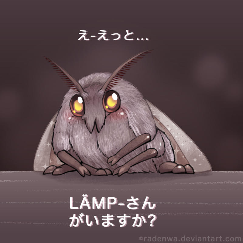 Kawaii Moth-chan by RadenWA