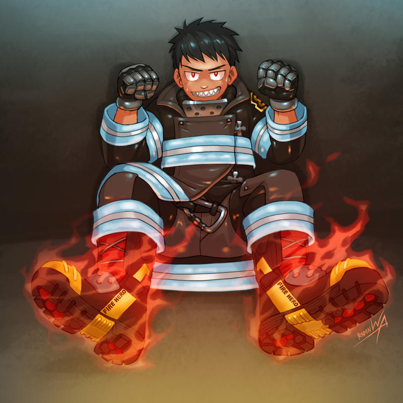 Hero Using Fire Fire Hero by RadenWA on DeviantArt