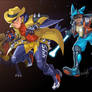 Unite - Space Lucario/Stakeout Garchomp Gijinka