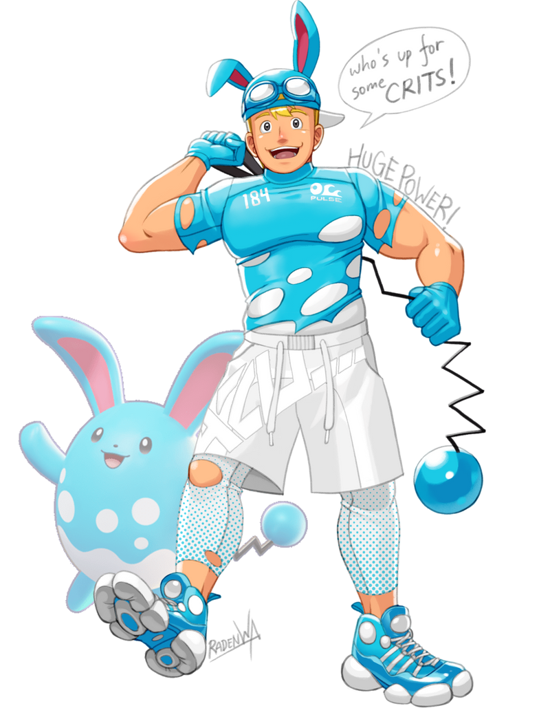 Azumarill Gijinka by RadenWA on DeviantArt