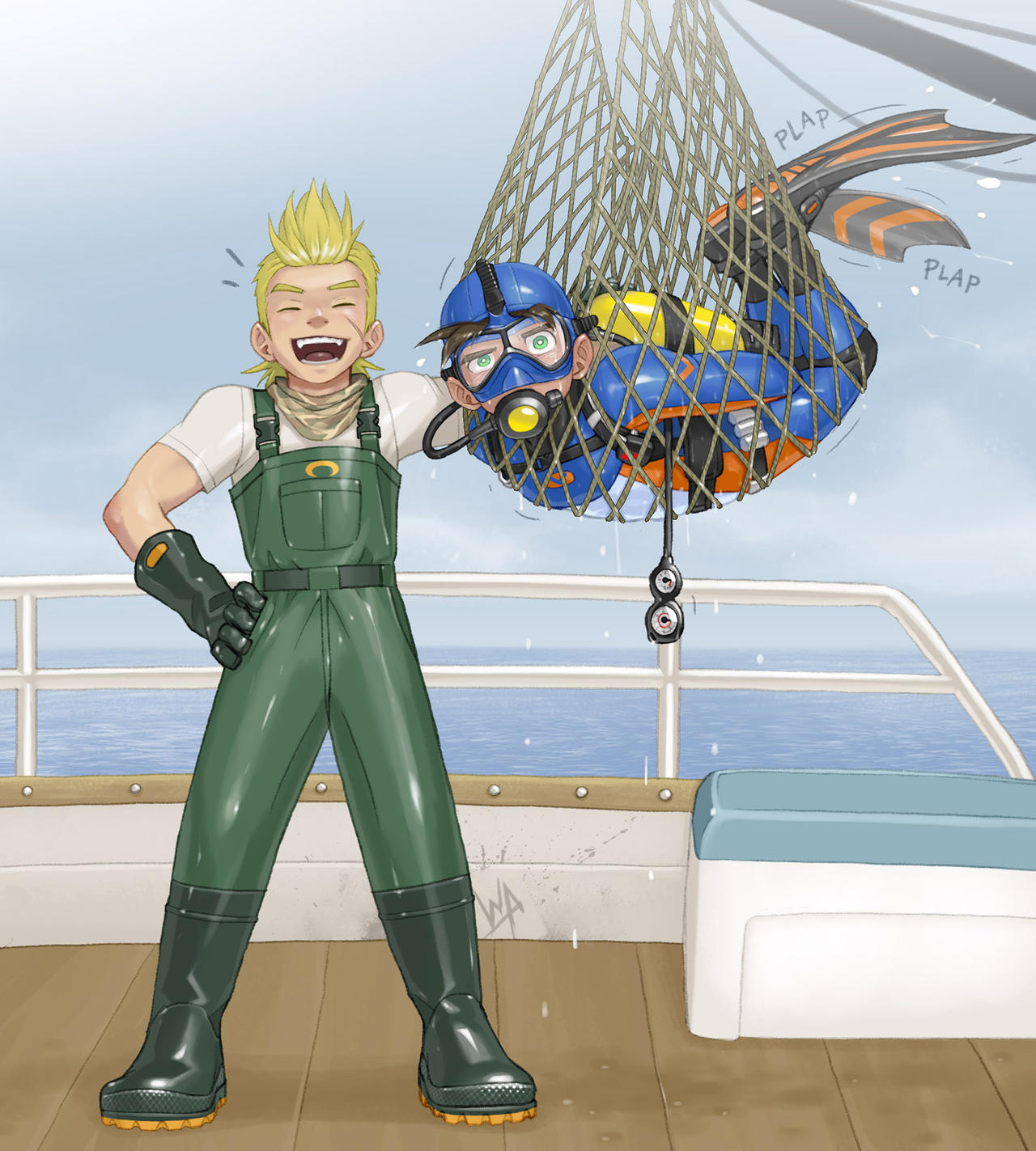 Fish Reyal Reel Big Fish by RadenWA on DeviantArt