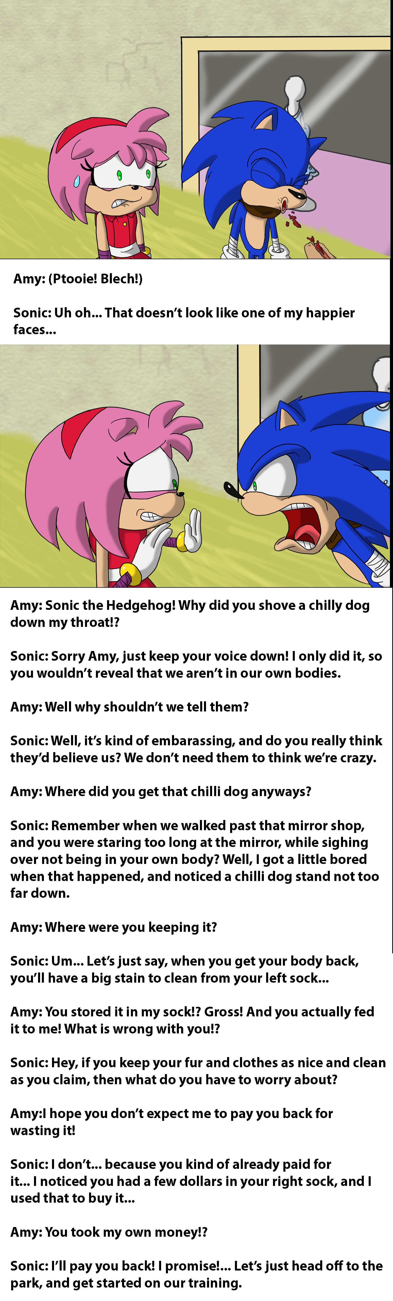 Ask the Characters #2: Sonic and Amy by Okida on DeviantArt