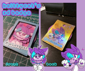 Kaittycat's 3D badge