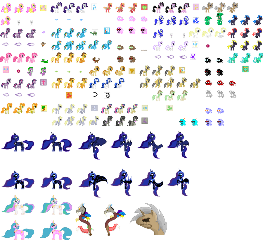 My Little Pony Sprite Collection 3 By ChurchCrusade On DeviantArt.