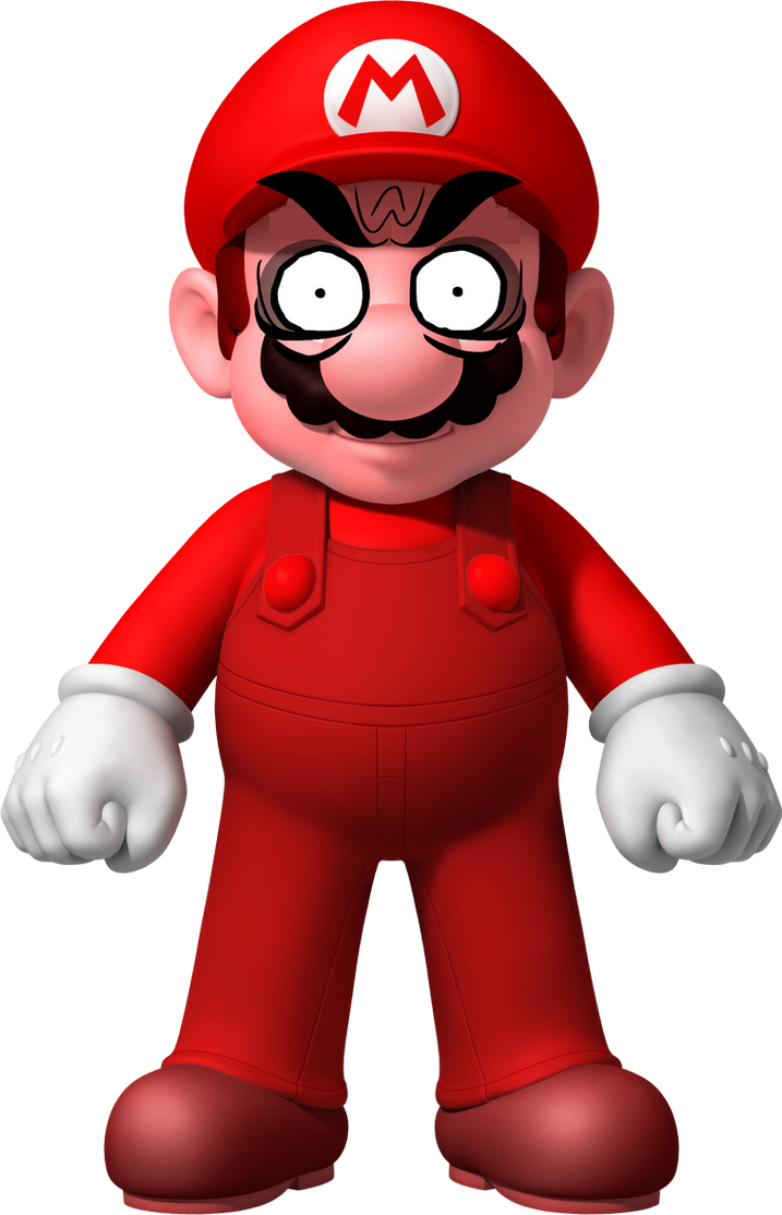Evil Red Two Evil Mario (Mario's Evil Red Twin) by CSFiller on DeviantArt