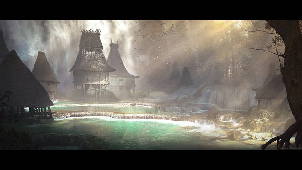 Waterfall Village - Mentorship Composition Demo