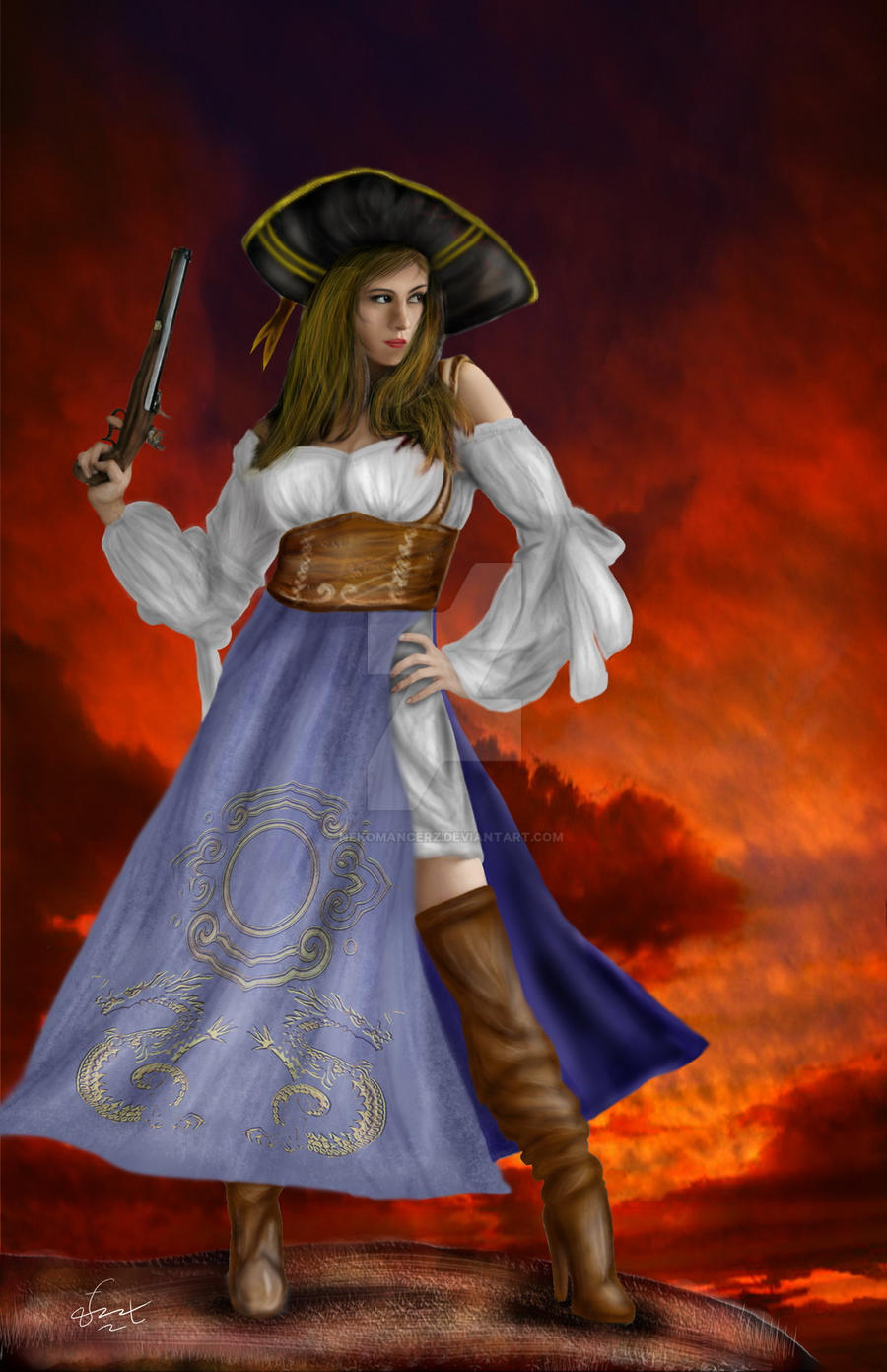 Queen Of Pirates By Nekomancerz On Deviantart