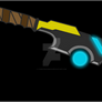 Cyber Blade of Destiny (digital, black bg)