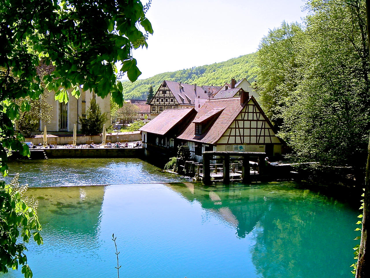 Blautopf near Blaubeuren