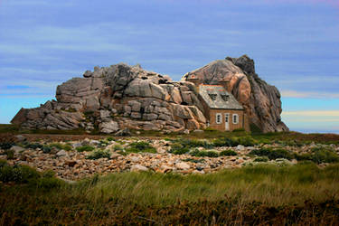 Rock house Brittany