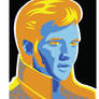 Elvis 6 Color Blue Gold RGB