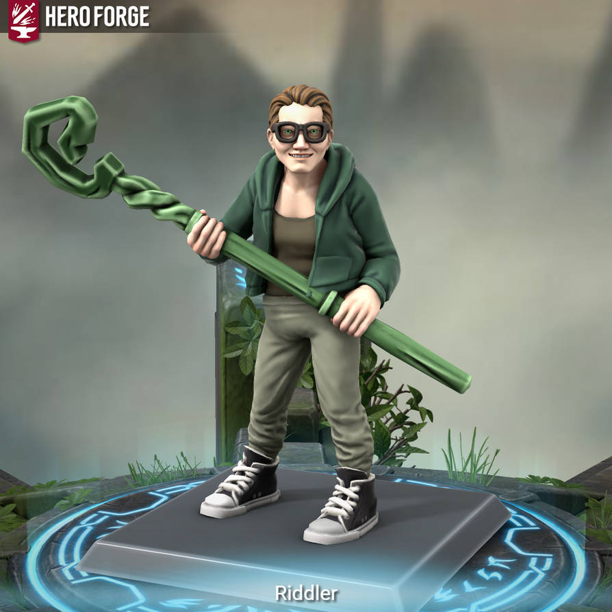 Riddler Heroforge by syppy1 on DeviantArt