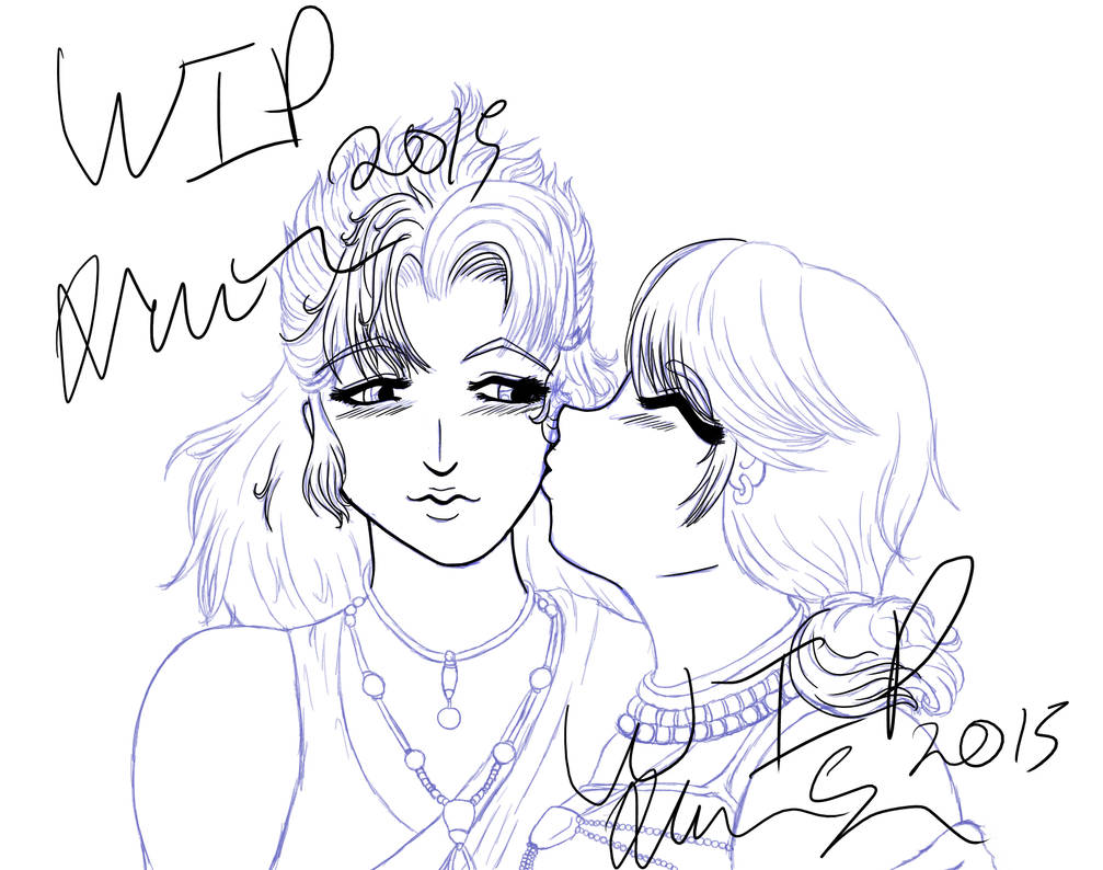 Fang X Vanille WIP 2 by CodeMonkeyArts on DeviantArt