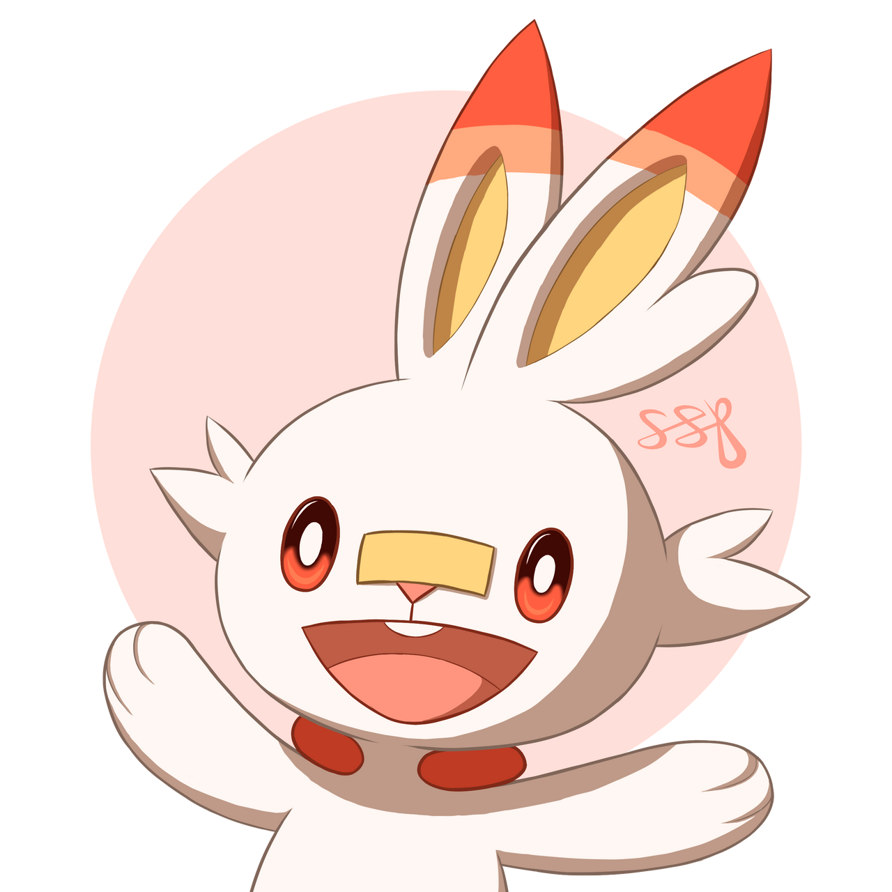 Fire Rabbit Friends Happy fire-bunny by CommandG on DeviantArt