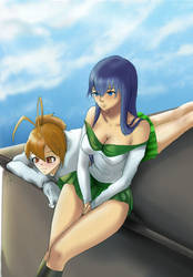 Rei with Saeko