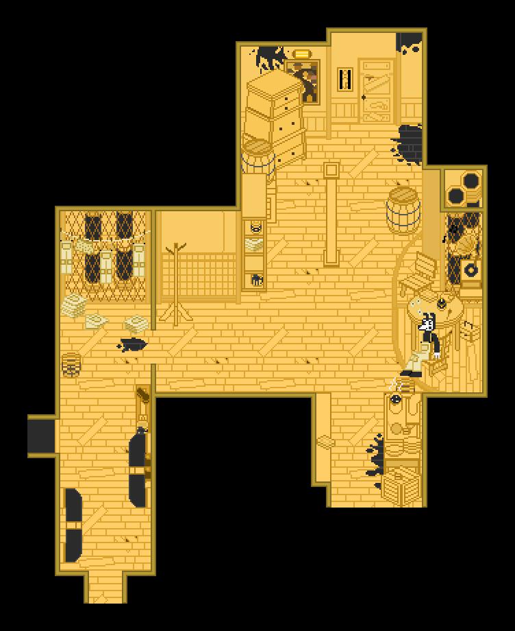 Chapter 1 Map Model Bendy and the Ink Machine 8bit Map: The Safehouse by xRaytheRedx on ...