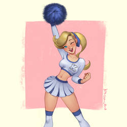 Cheerleader Doodle 07-04-2019