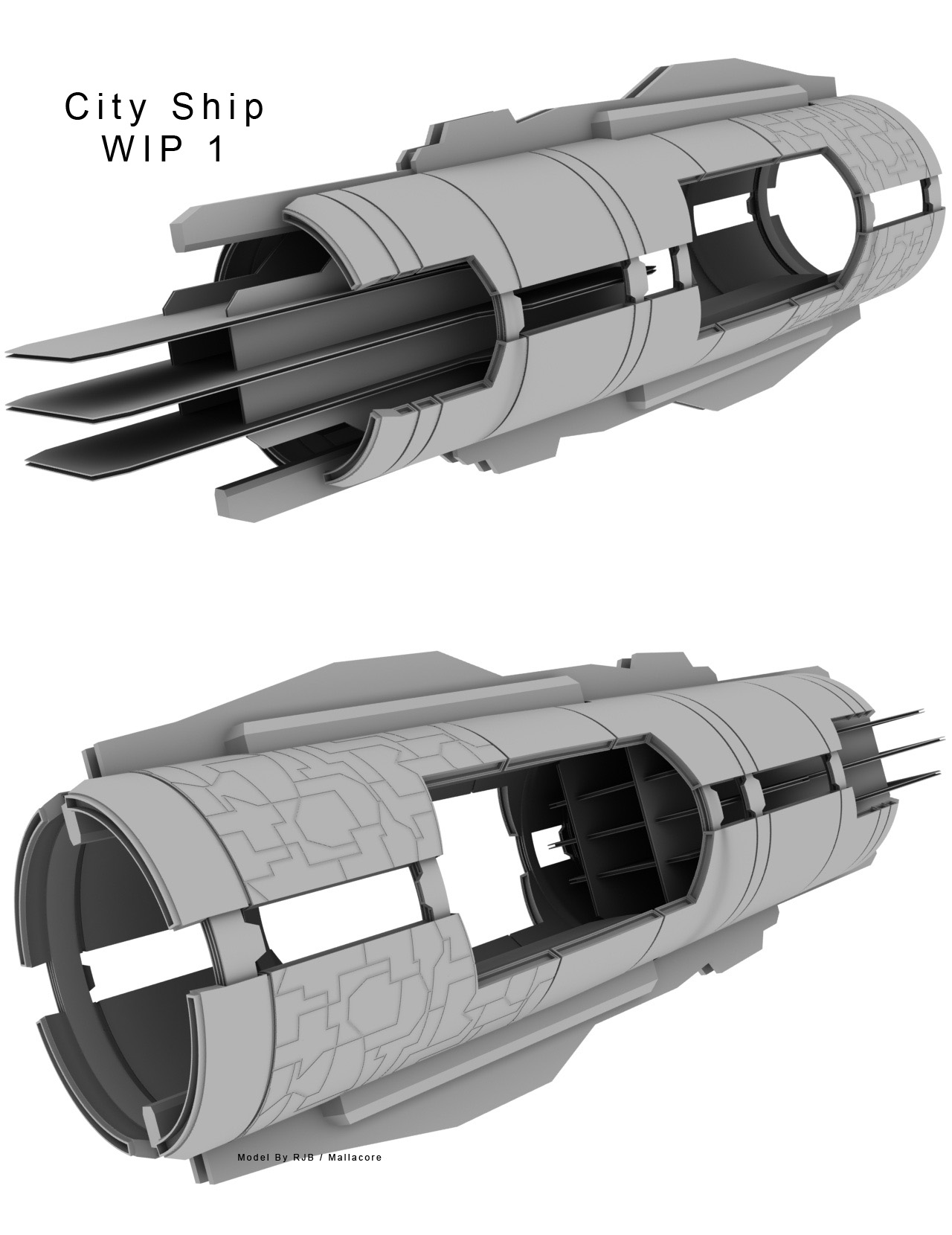 Orginal City Ship - WIP 1