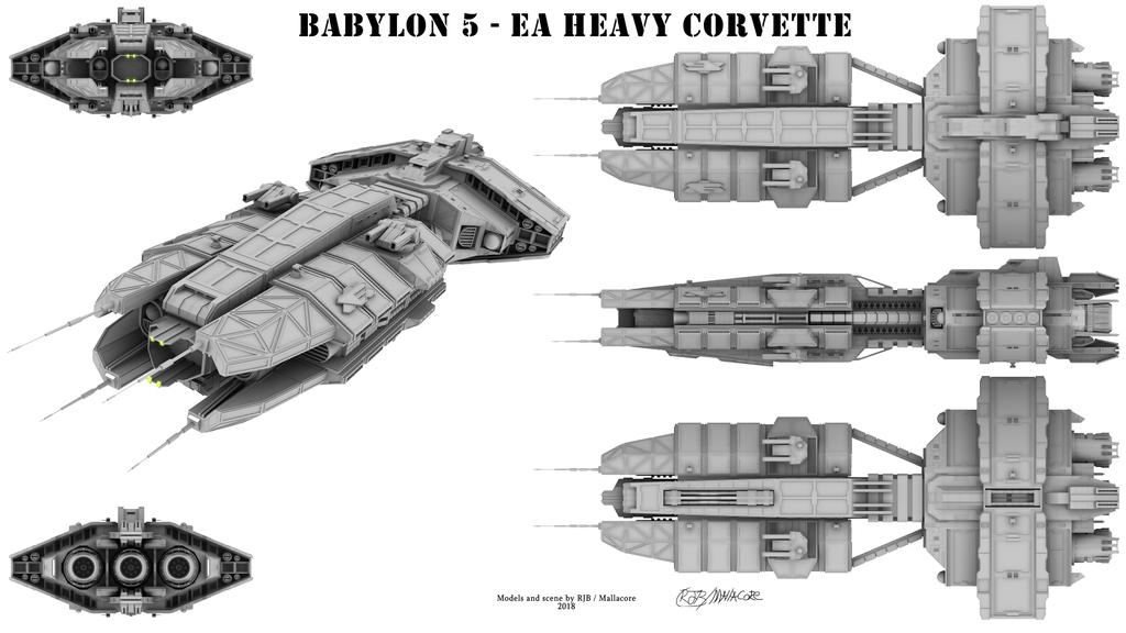 Babylon 5 - EA Heavy Corvette