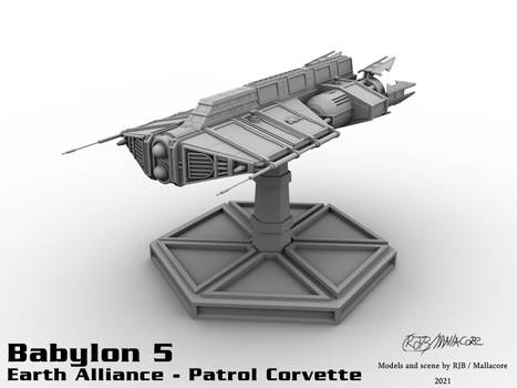 Babylon 5 - Earth Alliance - Patrol Corvette