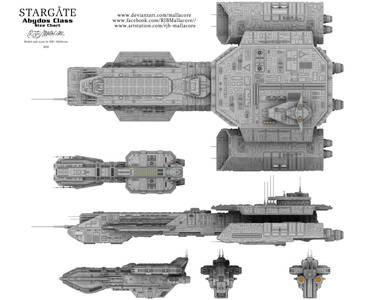 Stargate - Abydos Class - Main Ship Scale