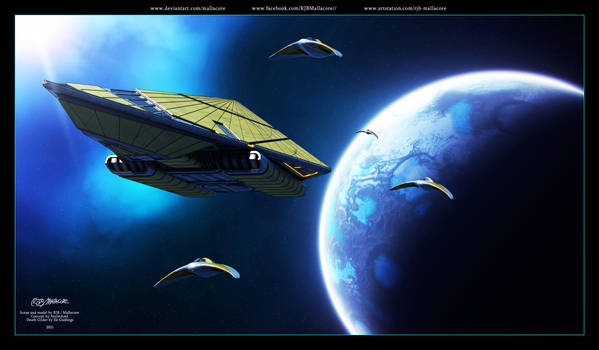 Stargate - Goa'uld Shuttle Scene 2 - 2021