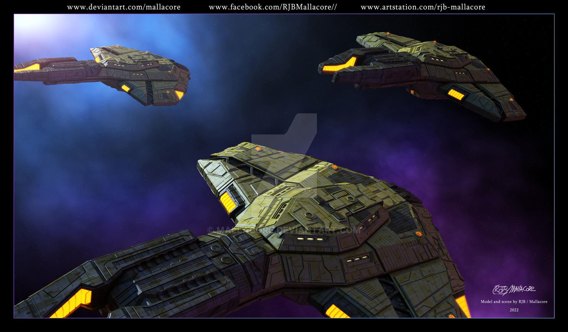 Star Trek - Cardassian Attack Ship - 2022 by Mallacore on DeviantArt