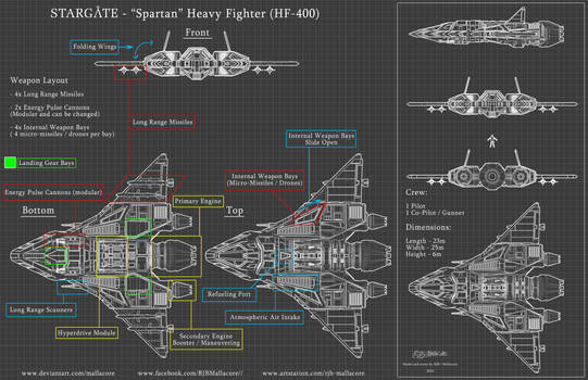 Stargate - HF-400 - Spartan Heavy Fighter