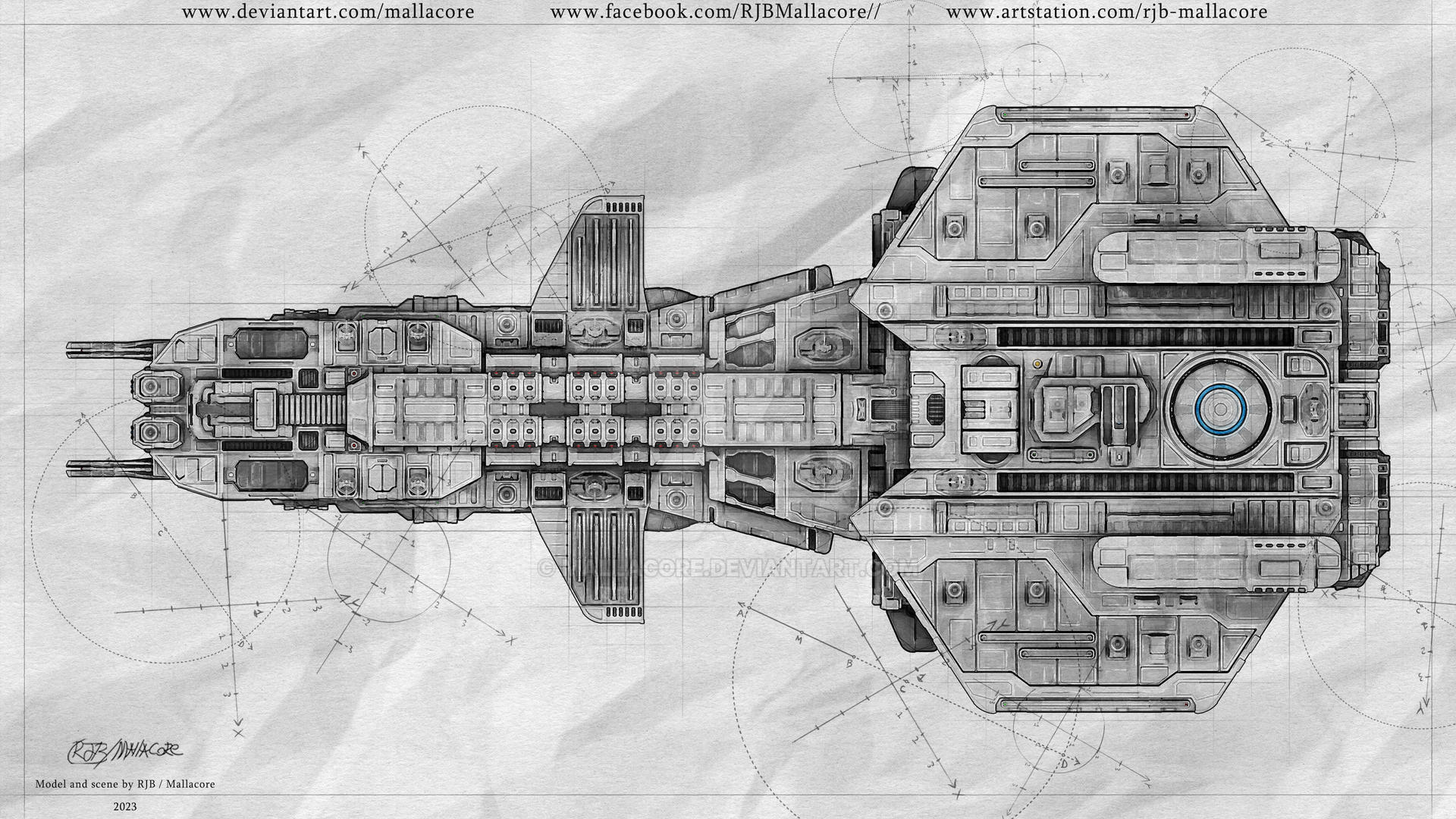 Stargate - Fan Design - Ares Class Rebuild by Mallacore on DeviantArt