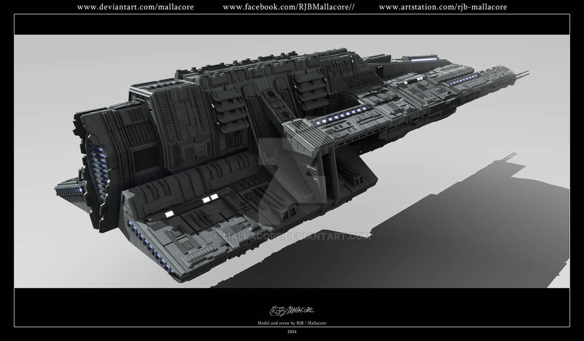 Stargate - Fan Design - Ancient Cruiser by Mallacore on DeviantArt