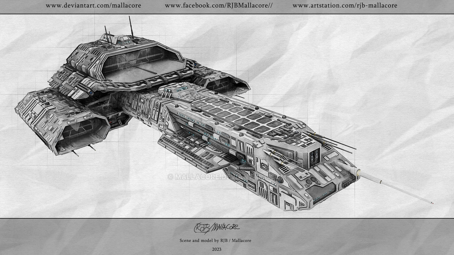 Stargate - Fan Design - Daedalus Refit by Mallacore on DeviantArt