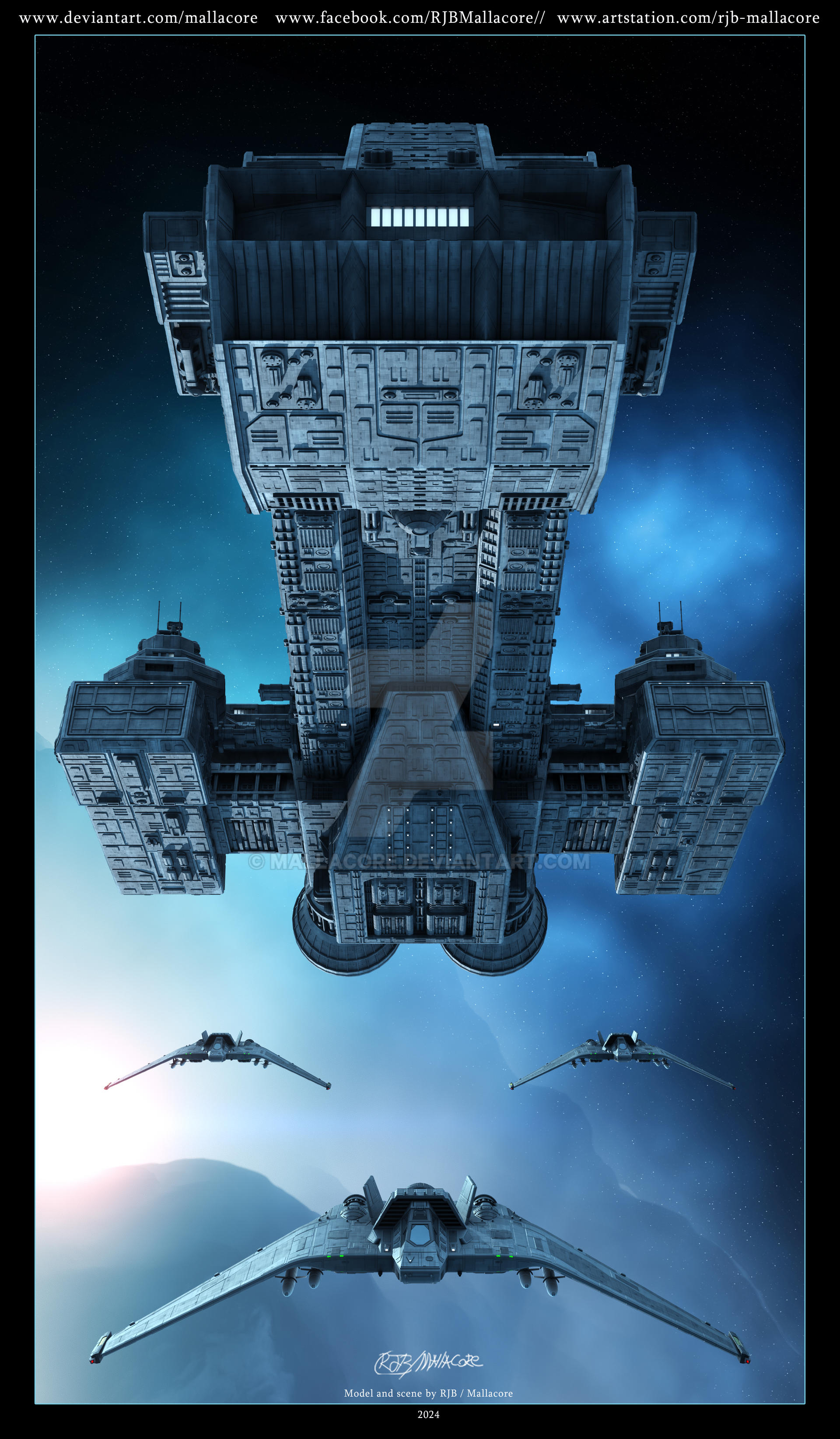 Stargate - Prometheus and F-302 Fighters by Mallacore on DeviantArt